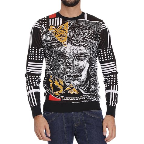 versace jumper mens sale|farfetch versace hoodie.